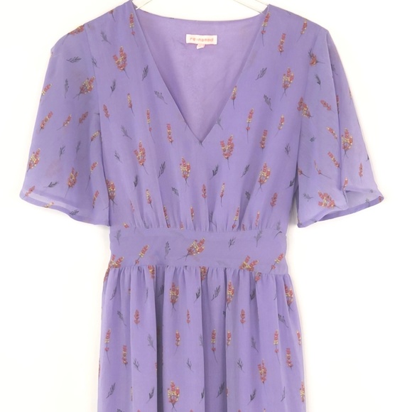 NWOT RENAMED Tashsa Ruffled Floral Maxi Dress #RR2 - Picture 5 of 8